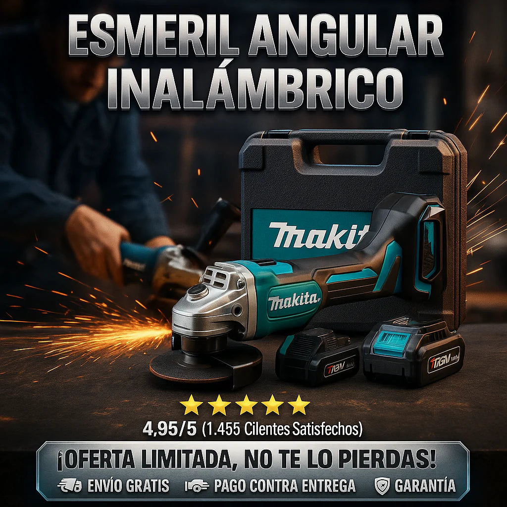 Pulidora inalámbrica 2 batería y Maletin