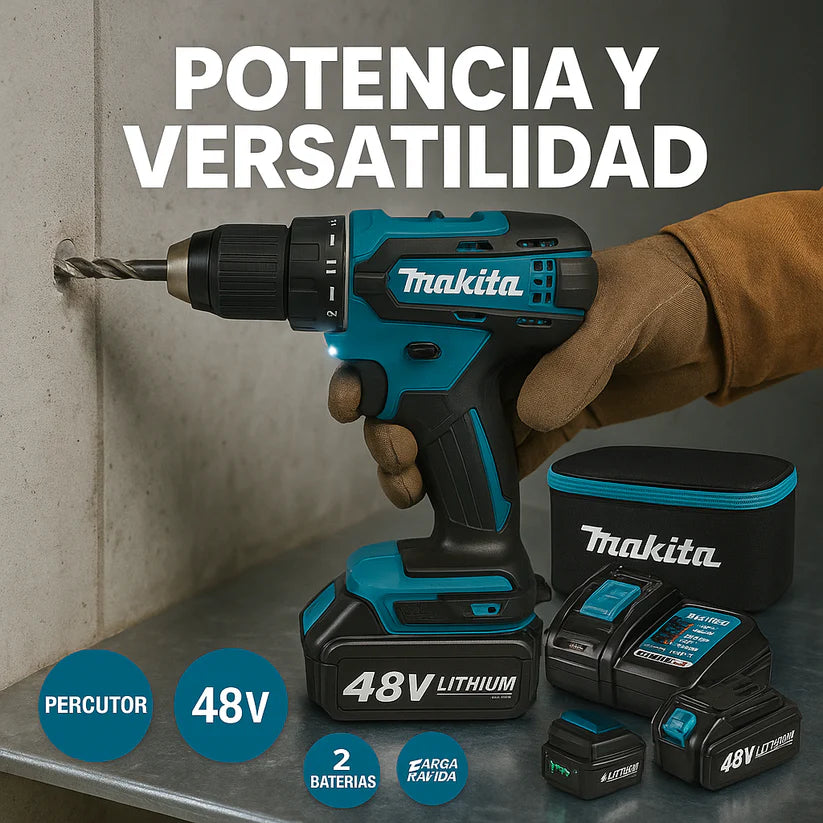 Taladro Inalámbrico - Fuerte, Ligero y Resistente