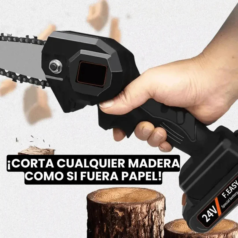 Motosierra PRO Portatil Doble Bateria