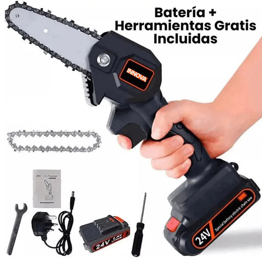 Motosierra PRO Portatil Doble Bateria